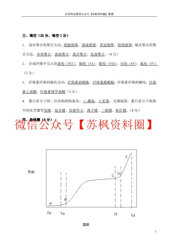 纤维化学与物理